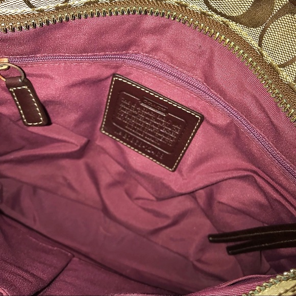 Authentic Brown Coach Bag - Picture 4 of 6